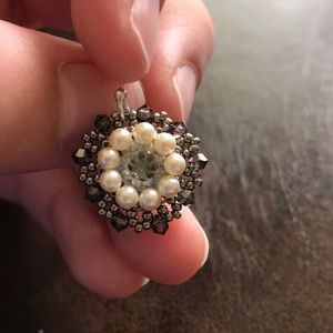 Beautiful Glass Beads & Stainless Steel Earrings